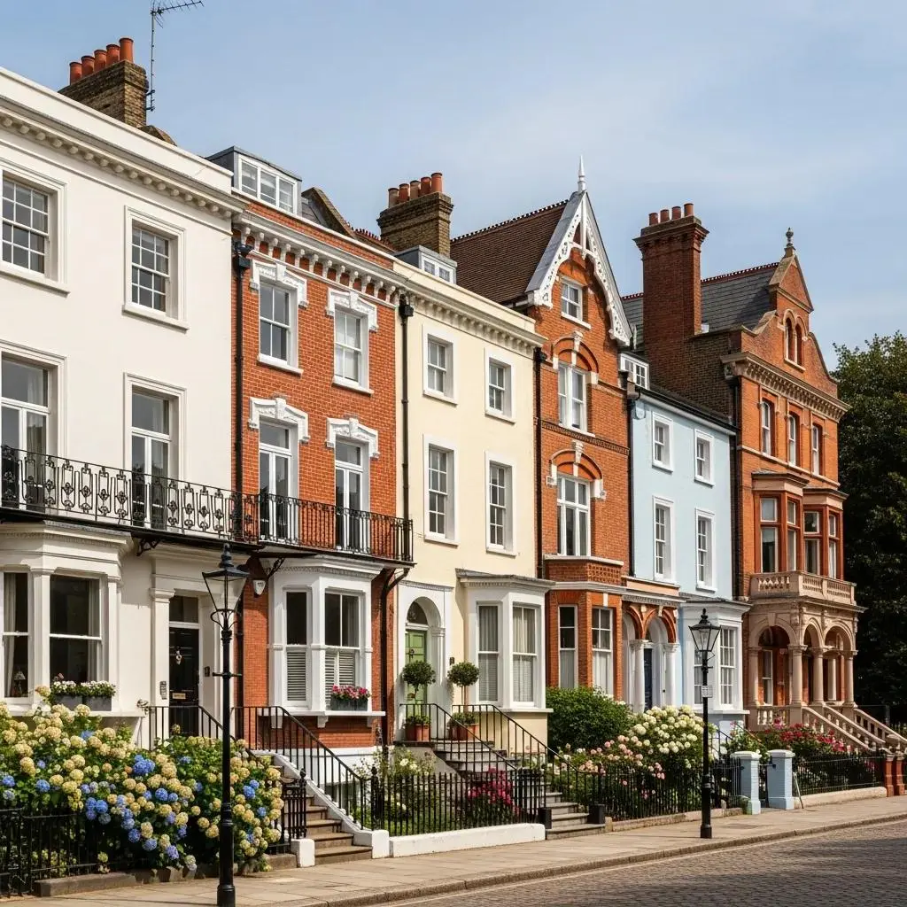 conservation area in london showcasing period properties and architectural styles